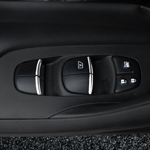 7Pcs Fit For Nissan X-trail Xtrail ABS Window Lifter Switch Button Cover Trim - Picture 9 of 14