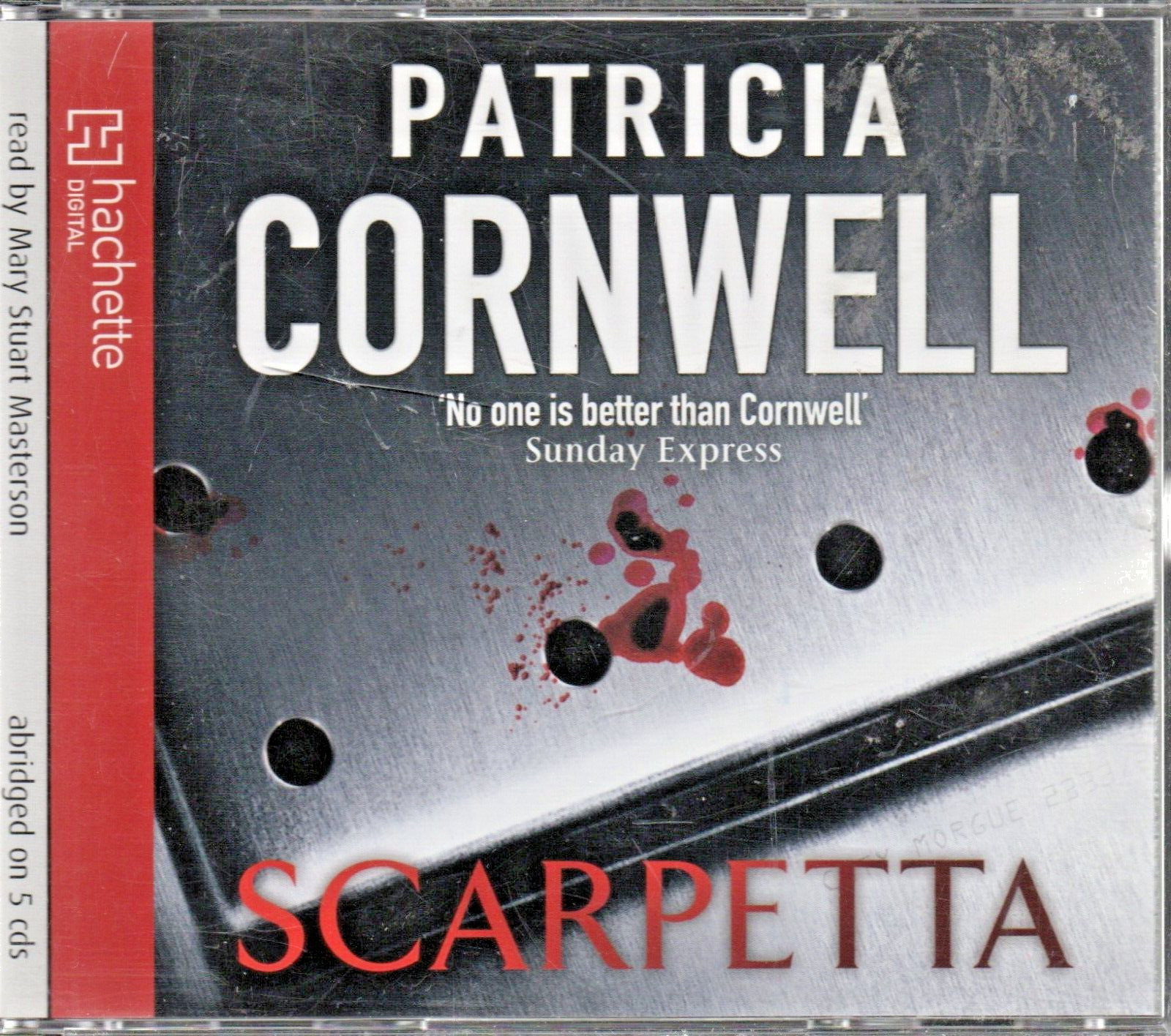 Scarpetta by Patricia Cornwell - 5 CD Audio Book Audiobook 404