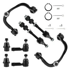 8Pcs Front Control Arm Sway Bar Link Tie Rod End for Ford F-150 Lincoln Mark LT