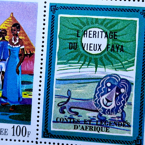 Guinea 1968 - MNH - Africa - 10 Stamps Mini Sheet - 100 Frank Air Mail - Picture 3 of 5