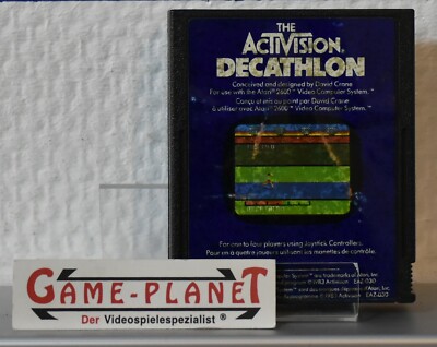 Decathlon Atari 2600 VCS Modul Activision Sportsimulator Partyspiel Blizzard