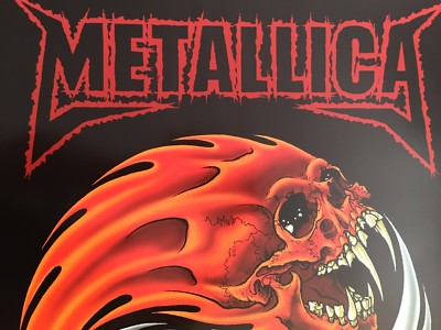 METALLICA,DESIGN BY PUSHEAD, AUTHENTIC LICENSED 2006 POSTER | eBay