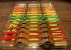 Vintage set of 12 plastic Sports SWIZZLE STIR STICKS w/ Case - golf, football... — photo 3