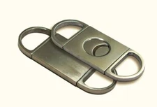 Prestige Import Group Silver Precision Cut Guillotine Cigar Cutter