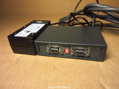 Extron P/2 Da2 Plus VGA Splitter Distribution Amplifier 1 Input X 2 Outputs + PS