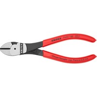Knipex Kraft-Seitenschneider 74 01 160, Schneid-Zange, Rot