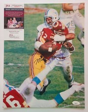 Manny Fernandez Signed Auto 11x14 Photo JSA COA Miami Dolphins