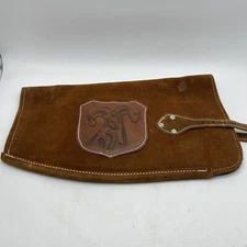 Hand Tooled Leather Side Arrow Quiver Ram Head 