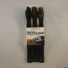 AutoSpa Professional Detailing Brush Set Carrand 92004 3 Pack