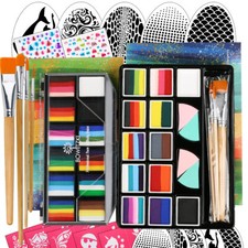 Bowitzki Split Cake Face Painting Kit for Kids 2 Pack Professional Face Paint UK