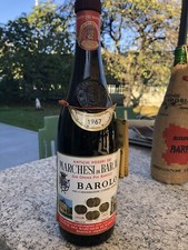 vino vintage Barolo “ Marchesi Di Barolo“ Riserva 1967