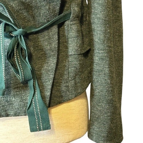 Cardigan blazer Anthropologie Cartonnier Heather Hunter verde donna S carriera - Foto 5 di 11