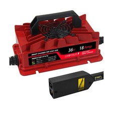 LHIBYOLO 36 Volt Golf Carts Battery Charger for 18 AMP EZ GO TXT, with Type E...