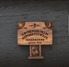 Handmade Mini Ouija Board with Drawer And Planchette  Unique  Fun Collectible