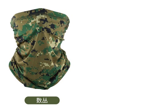 Camouflage Eis Seide Gesicht Schal Kopftuch Outdoor Sonnencreme schnelltrocknende Maske - Bild 12 von 38