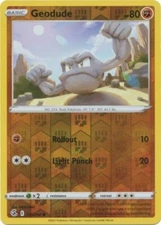 LP Pokemon Geodude - 135/264 - Common - Reverse Holo Lightly Played Fusion Strik