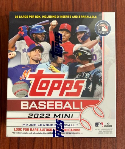 2022 Topps Mini Baseball 35 CARD HOBBY BOX online exclusive - Factory Sealed