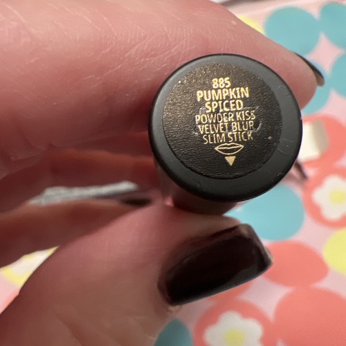 MAC Pumpkin Spice Powder Kiss Velvet Blur Slim Stick Lipstick BNIB - 第 4/4 張圖片