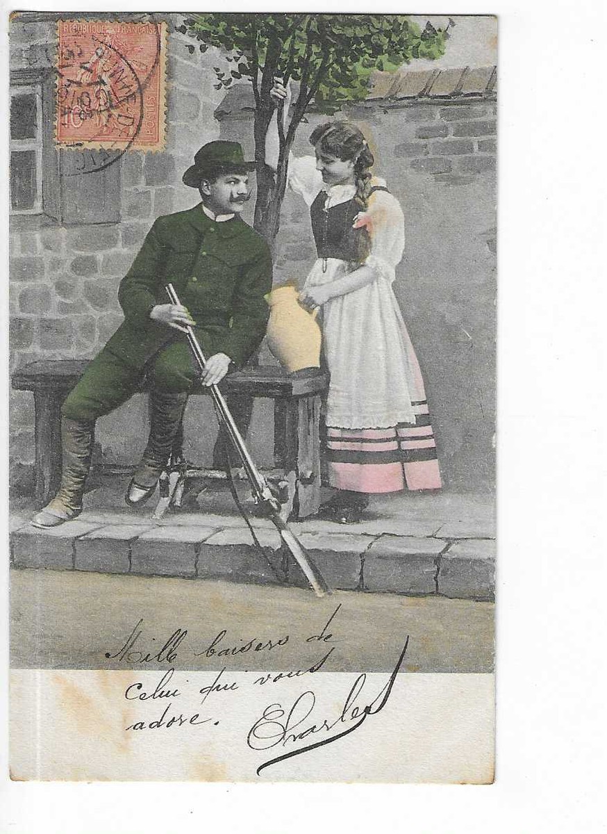 Cartes postales Fantaisie Femme Fusil | Ansichtskarten günstig