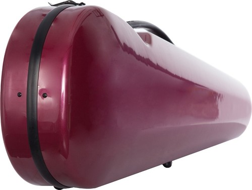 UK Fiberglass violin case Vision 4/4 M-case Burgundy Shiny - Picture 12 of 12