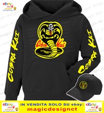 FELPA_COBRA_KAI_ spin-off film The Karate Kid SERIE TV_cappuccio uomo e bimbo