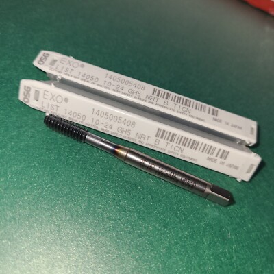 Lot of (2) OSG #1405005408 EXOTAP 14050 VP-NRT #10-24 UNC Form HP Taps 2.5P BTM