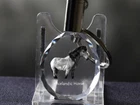 Icelandic Horse, Horse Crystal Round Keyring, High Quality, Crystal Animals USA