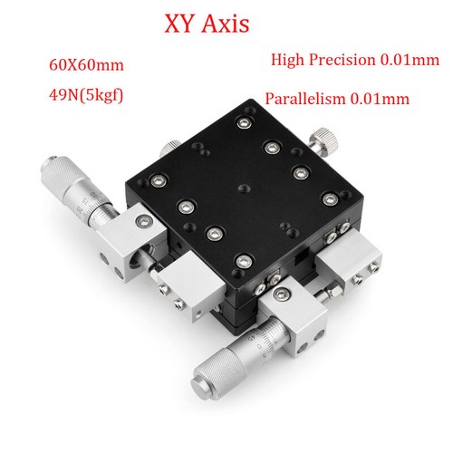 XY Achse Trimmplattform manuell verschiebbar Linear Bühne Tuning Schiebetisch - Bild 5 von 12