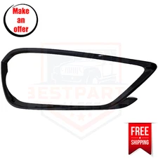 Front Fog Light Trim AC1046103 left side black for 2018-2020 Acura TLX