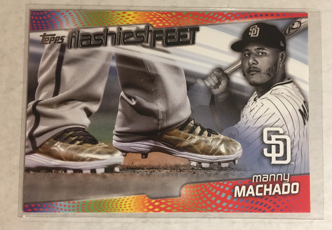 2022 Topps Manny Machado Flashiest Feet Insert