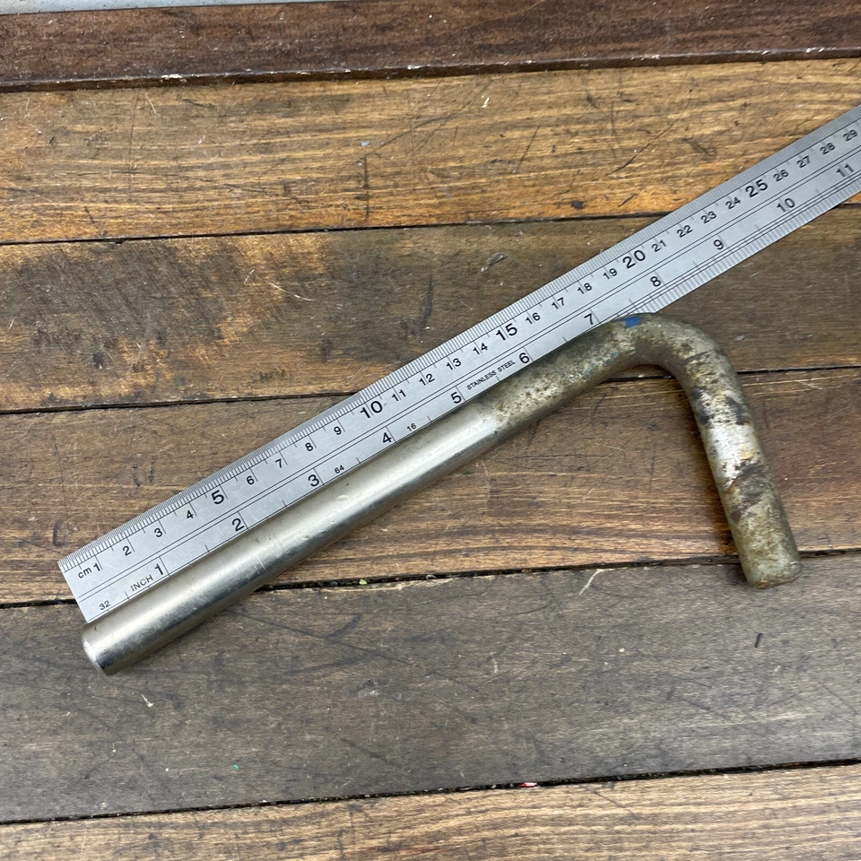 Tija de sillín vintage Lucky 7 de preguerra 15,9 16 mm bicicleta de pista poste llanta de madera vintage Foto 2 de 4