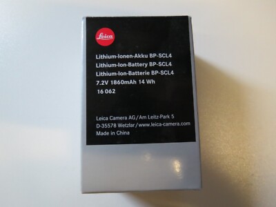 BP-SCL4 Genuine Battery 16062 for Leica Q2 SL SL2 SL2-S Cameras BP-SCL4 Genuine Battery 16062 for Leica Q2 SL SL2 SL2-S Cameras