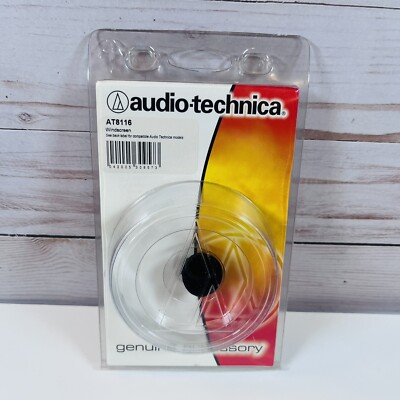 Audio Technica AT8116 Foam Windscreen, Style M1, Black