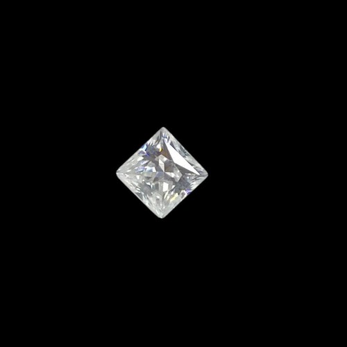 Moissanite bianca 1,00 cts GRA certificata VVS D 5,5 mm pietra preziosa tagliata principessa - Foto 11 di 24