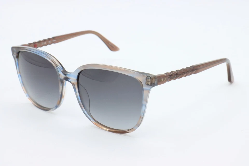 NUEVAS GAFAS DE SOL ELLE EL14915 GR GRIS CLARO DEGRADADO AUTÉNTICAS 55-17 Foto 3 de 4