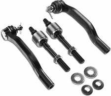 A-Premium Set of 4, Front Inner  Outer Tie Rod End Kit, Compatible with Honda