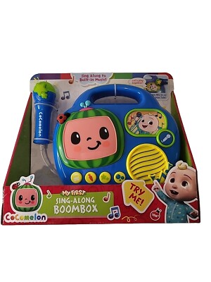 Cocomelon My First Sing-Along Toddler Boombox with Built in Microphone BRAND NEW