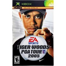  Manual Only Tiger Woods 2005 - Microsoft Xbox Excellent Tested Original