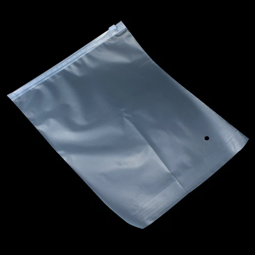 Matte Clear for Zip Clothes Self Seal Lock Plastic Bag Travel Storage Packaging - Picture 4 of 12