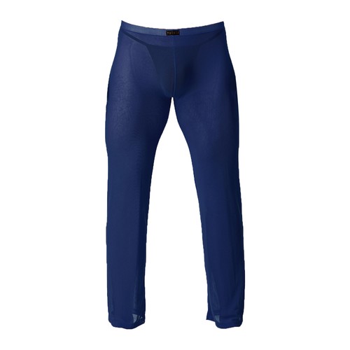 ~Men Mesh See Through Long Pants Solid Color Pajama Bottoms Trouser Nightwear - Picture 42 of 58