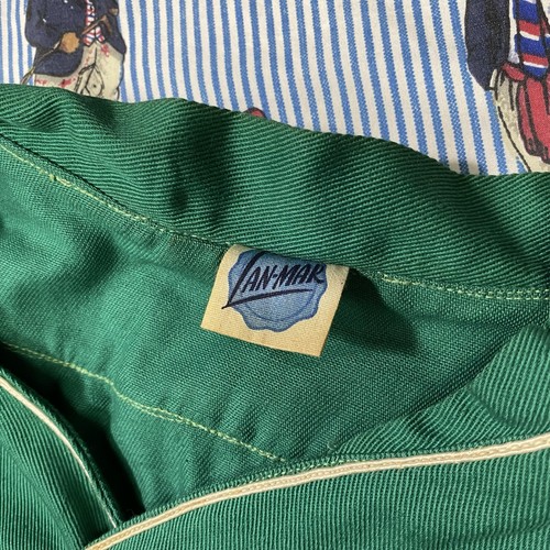 VTG Lan-Mar Sinclair Oils Uniform Baseball Jersey Green Shirt Pants USA 34/40 US - Picture 2 of 12