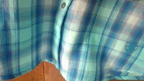 Ariat BLING Snap Western Shirt Sz M/10 Youth Blue Plaid Cotton Cowgirl Rodeo Rid - Picture 17 of 21