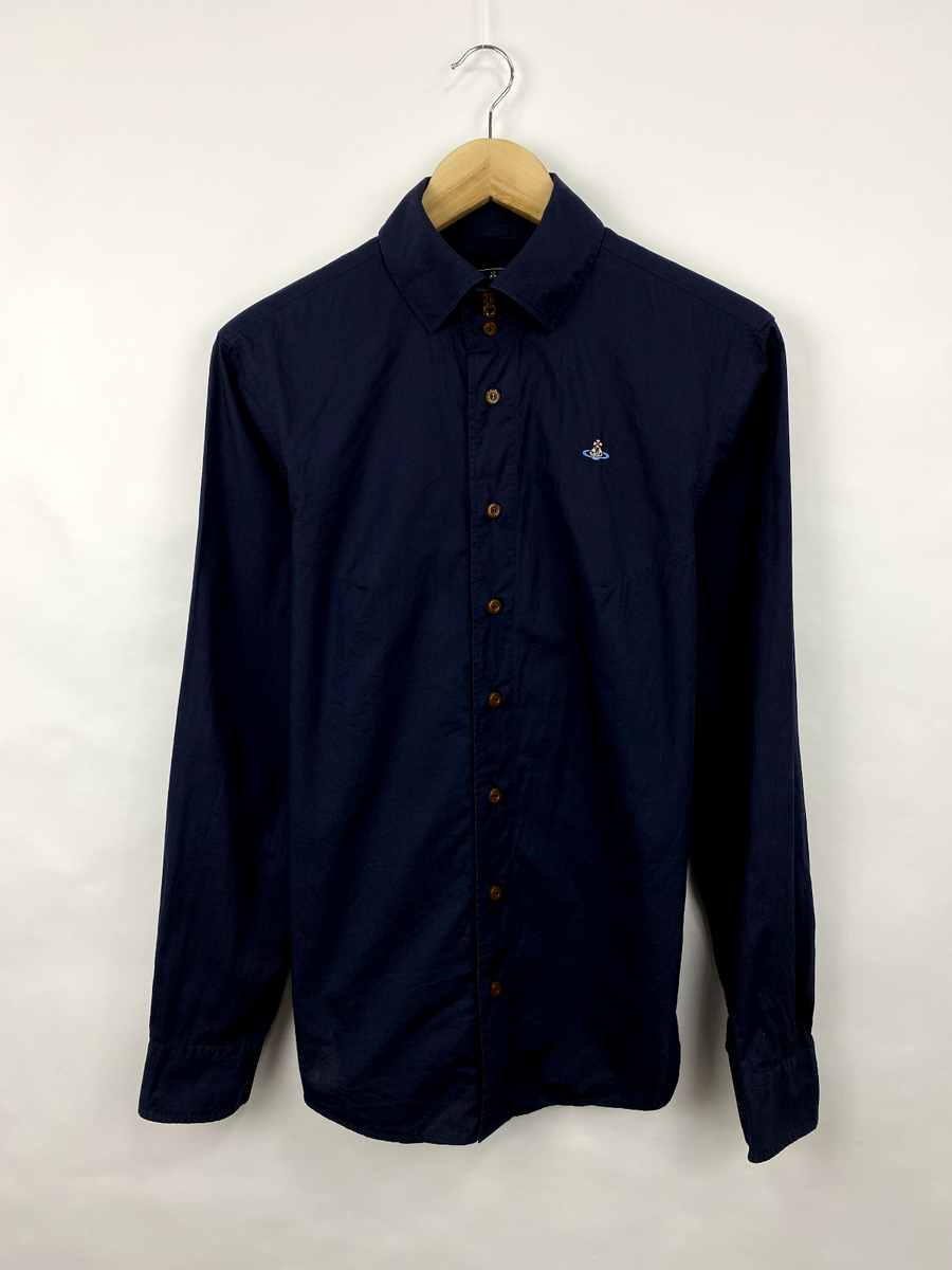 Vivienne Westwood shirt rare retro hype Y2K size M color dark blue