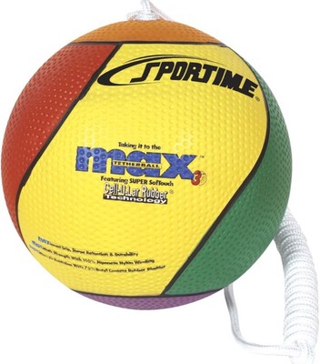 Tetherball Game with Durable Attached Rope  Sporttime Outdoor Fun