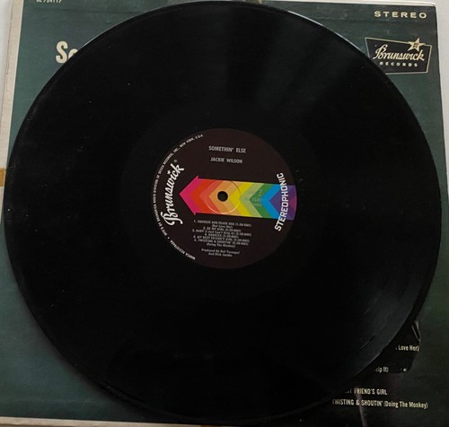 Jackie Wilson Somethin' Else!! Vinyl LP Promo 1964 Brunswick 1st press EX - Picture 4 of 4