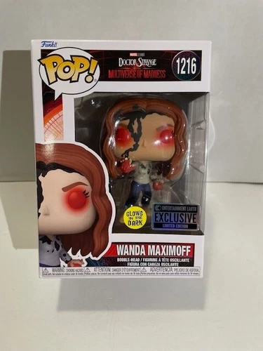 Funko Pop: MoM - Wanda Maximoff (Earth 838) #1216 GITD; Ent Earth - NIB
