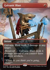 Galvanic Blast - Foil Extended Art SPG NM MTG