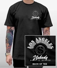 Streetwise L.A. Duz it Graphic T-Shirt Black M-L-XL-2XL-3XL-4XL-5XL