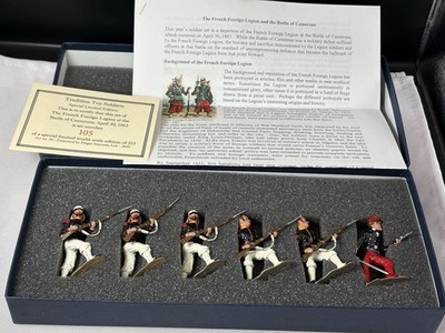 TRADITION TOY SOLDIERS of LONDON SET OF 6 French Foreign Legion NIB w/Paperwork