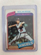 1980 Topps #580 Nolan Ryan - See Photos/Disc